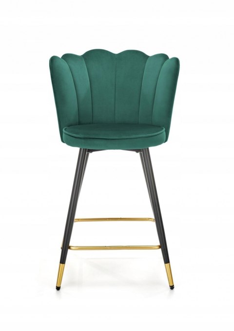 HOKER KRZESŁO BAROWE H106 tapicerka VELVET CIEMNO ZIELONY podstawa STAL malowana proszkowo CZARNO ZŁOTA HALMAR HOKER KRZESŁO BAROWE H106 tapicerka VELVET CIEMNO ZIELONY podstawa STAL malowana proszkowo CZARNO ZŁOTA HALMAR