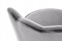 HALMAR hoker H106 tapicerka velvet popielaty podstawa stal malowana proszkowo czarno złoty HALMAR hoker H106 tapicerka velvet popielaty podstawa stal malowana proszkowo czarno złoty