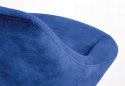 HALMAR HOKER H102 VELVET granatowy stal malowana proszkowo czarny regulacja wysokości HALMAR HOKER H102 VELVET granatowy stal malowana proszkowo czarny regulacja wysokości