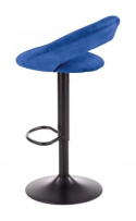 HALMAR HOKER H102 VELVET granatowy stal malowana proszkowo czarny regulacja wysokości HALMAR HOKER H102 VELVET granatowy stal malowana proszkowo czarny regulacja wysokości
