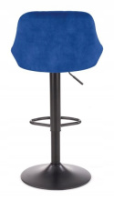 HOKER KRZESŁO BAROWE H101 REGULOWANA WYSOKOŚĆ tapicerowany VELVET GRANATOWY podstawa STAL malowana proszkowo CZARNY HALMAR HOKER KRZESŁO BAROWE H101 REGULOWANA WYSOKOŚĆ tapicerowany VELVET GRANATOWY podstawa STAL malowana proszkowo CZARNY HALMAR