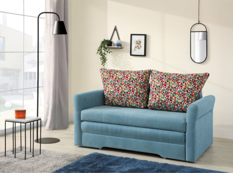 SOFA KANAPA ROZKŁADANA DWUOSOBOWA CITY Meblar BEŻOWA LUB MORSKA POJEMNIK NA POŚCIEL TAPICERKA TKANINA DO POKOJU DO SALONU SOFA KANAPA ROZKŁADANA DWUOSOBOWA CITY Meblar BEŻOWA LUB MORSKA POJEMNIK NA POŚCIEL TAPICERKA TKANINA DO POKOJU DO SALONU