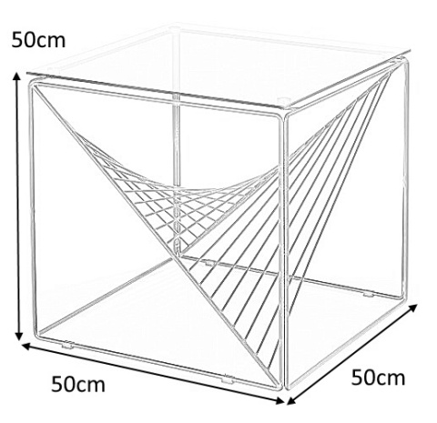 HALMAR ława PATO szkło dymiony - stolik okolicznościowy kwadrat- blat szkło dymione stelaż stal malowana proszkowo czarna 50x50 HALMAR ława PATO szkło dymiony - stolik okolicznościowy kwadrat- blat szkło dymione stelaż stal malowana proszkowo czarna 50x50