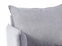 SIGNAL SOFA dwuosobowa FLORA VELVET SZARA BLUVEL 14 / WENGE - tapicerowana kanapa poduszki na siedzisku i oparciu nogi drewniane SIGNAL SOFA dwuosobowa FLORA VELVET SZARA BLUVEL 14 / WENGE - tapicerowana kanapa poduszki na siedzisku i oparciu nogi drewniane