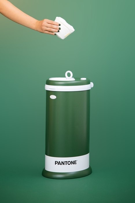 Ubbi Ubbi Stalowy Kosz na Pieluchy Pantone Green Ubbi Ubbi Stalowy Kosz na Pieluchy Pantone Green
