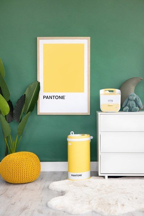 Ubbi Ubbi Stalowy Kosz na Pieluchy Pantone Yellow Ubbi Ubbi Stalowy Kosz na Pieluchy Pantone Yellow