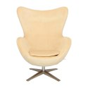 D2.DESIGN Fotel Jajo Velvet beżowy D2.DESIGN Fotel Jajo Velvet beżowy