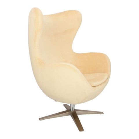 D2.DESIGN Fotel Jajo Velvet beżowy D2.DESIGN Fotel Jajo Velvet beżowy