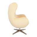 D2.DESIGN Fotel Jajo Velvet beżowy D2.DESIGN Fotel Jajo Velvet beżowy