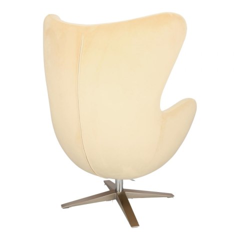 D2.DESIGN Fotel Jajo Velvet beżowy D2.DESIGN Fotel Jajo Velvet beżowy