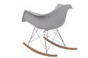D2.DESIGN Krzesło P018 RR PP tworzywo jasno szare light grey insp. RAR podstawa metal chromowany drewniane płozy D2.DESIGN Krzesło P018 RR PP tworzywo jasno szare light grey insp. RAR podstawa metal chromowany drewniane płozy