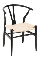 D2.DESIGN Krzesło Wicker siedzisko sznurek jutowy Naturalny drewno bukowe Czarny inspirowane Wishbone D2.DESIGN Krzesło Wicker siedzisko sznurek jutowy Naturalny drewno bukowe Czarny inspirowane Wishbone