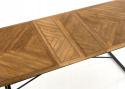 Halmar stół ALVARO rozkładany 180-240x90 blat MDF okleina naturalna - dąb miodowy, nogi stal malowana proszkowo - czarny Halmar stół ALVARO rozkładany 180-240x90 blat MDF okleina naturalna - dąb miodowy, nogi stal malowana proszkowo - czarny