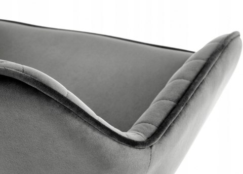 Halmar hoker H103 tapicerowany tkanina velvet popielaty stal malowana proszkowo regulowana wysokość Halmar hoker H103 tapicerowany tkanina velvet popielaty stal malowana proszkowo regulowana wysokość