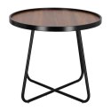 Intesi Stolik Tamsai 60cm orzech/ czarny Intesi Stolik Tamsai 60cm orzech/ czarny