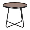 Intesi Stolik Tamsai 60cm orzech/ czarny Intesi Stolik Tamsai 60cm orzech/ czarny