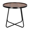 Intesi Stolik Tamsai 60cm orzech/ czarny Intesi Stolik Tamsai 60cm orzech/ czarny