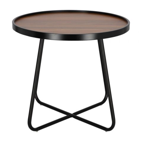 Intesi Stolik Tamsai 60cm orzech/ czarny Intesi Stolik Tamsai 60cm orzech/ czarny