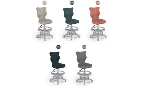 Entelo Petit Szary Monolith 06 rozmiar 3 WK+P ergonomiczne krzesło / fotel do biurka Entelo Petit Szary Monolith 06 rozmiar 3 WK+P ergonomiczne krzesło / fotel do biurka