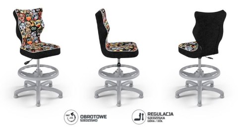 Entelo Petit Szary Storia 28 rozmiar 4 WK+P ergonomiczne krzesło / fotel do biurka Entelo Petit Szary Storia 28 rozmiar 4 WK+P ergonomiczne krzesło / fotel do biurka