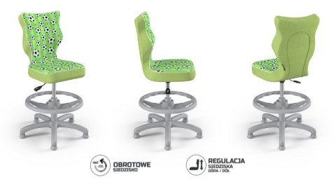 Entelo Petit Szary Storia 29 rozmiar 3 WK+P ergonomiczne krzesło / fotel do biurka Entelo Petit Szary Storia 29 rozmiar 3 WK+P ergonomiczne krzesło / fotel do biurka