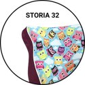 Entelo Petit Szary Storia 32 rozmiar 3 WK+P ergonomiczne krzesło / fotel do biurka