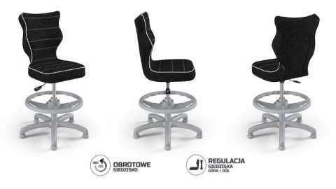 Entelo Petit Szary Visto 01 rozmiar 4 WK+P ergonomiczne krzesło / fotel do biurka Entelo Petit Szary Visto 01 rozmiar 4 WK+P ergonomiczne krzesło / fotel do biurka