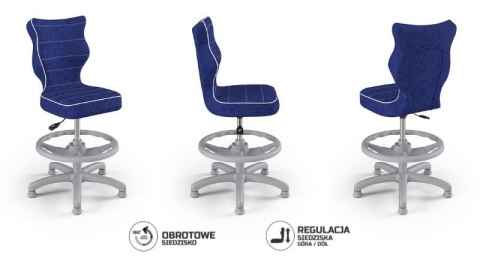 Entelo Petit Szary Visto 06 rozmiar 3 WK+P ergonomiczne krzesło / fotel do biurka Entelo Petit Szary Visto 06 rozmiar 3 WK+P ergonomiczne krzesło / fotel do biurka