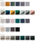 FORTE Łóżko tapicerowane TIPUR 120 x 200 - z zagłówkiem - mozliwość pojemnika - tkanina do wyboru FORTE Łóżko tapicerowane TIPUR 120 x 200 - z zagłówkiem - mozliwość pojemnika - tkanina do wyboru