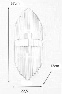 King Home Kinkiet Lampa ścienna FLORENS metal złota kryształ transparentny 2 x E14 glamour King Home Kinkiet Lampa ścienna FLORENS metal złota kryształ transparentny 2 x E14 glamour