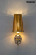 KINKIET LAMPA ścienna QUEEN 15 ZŁOTA abażur tworzywo stelaż aluminium ZŁOTY połysk E27 Moosee MOOSEE KINKIET LAMPA ścienna QUEEN 15 ZŁOTA abażur tworzywo stelaż aluminium ZŁOTY połysk E27 Moosee MOOSEE