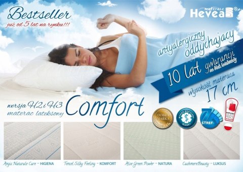 Materac lateksowy Hevea Comfort H2 200x80 (Aloe Green Power) Materac lateksowy Hevea Comfort H2 200x80 (Aloe Green Power)