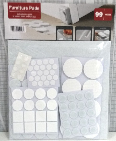 OD RĘKI - Podkładki filcowe pod meble -99szt do foteli, krzeseł, stołów, stolików OD RĘKI - Podkładki filcowe pod meble -99szt do foteli, krzeseł, stołów, stolików