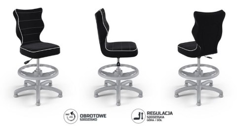 Entelo Petit Szary Jasmine 01 rozmiar 4 WK+P ergonomiczne krzesło / fotel do biurka Entelo Petit Szary Jasmine 01 rozmiar 4 WK+P ergonomiczne krzesło / fotel do biurka