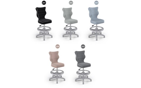Entelo Petit Szary Jasmine 01 rozmiar 4 WK+P ergonomiczne krzesło / fotel do biurka Entelo Petit Szary Jasmine 01 rozmiar 4 WK+P ergonomiczne krzesło / fotel do biurka