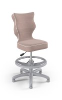 Entelo Petit Szary Jasmine 08 rozmiar 4 WK+P ergonomiczne krzesło / fotel do biurka