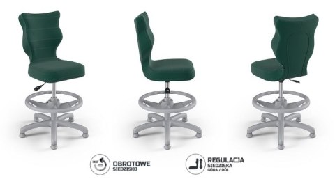 Entelo Petit Szary Velvet 05 rozmiar 4 WK+P ergonomiczne krzesło / fotel do biurka Entelo Petit Szary Velvet 05 rozmiar 4 WK+P ergonomiczne krzesło / fotel do biurka
