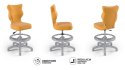 Entelo Petit Szary Velvet 35 rozmiar 4 WK+P ergonomiczne krzesło / fotel do biurka