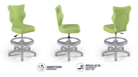 Entelo Petit Szary Visto 05 rozmiar 4 WK+P ergonomiczne krzesło / fotel do biurka Entelo Petit Szary Visto 05 rozmiar 4 WK+P ergonomiczne krzesło / fotel do biurka