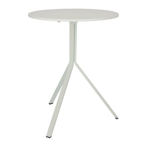Intesi Stół Taloja 60cm okrągły biały blat tworzywo nogi metalowe do jadalni kuchni restauracji recepcji Intesi Stół Taloja 60cm okrągły biały blat tworzywo nogi metalowe do jadalni kuchni restauracji recepcji