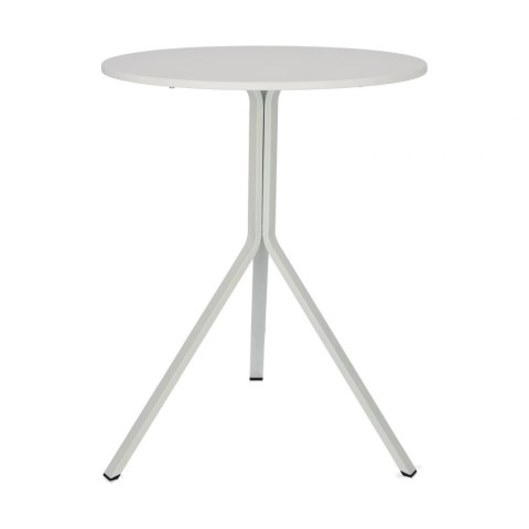 Intesi Stół Taloja 60cm okrągły biały blat tworzywo nogi metalowe do jadalni kuchni restauracji recepcji Intesi Stół Taloja 60cm okrągły biały blat tworzywo nogi metalowe do jadalni kuchni restauracji recepcji