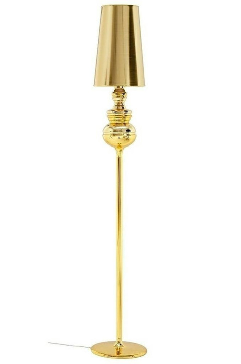 Moosee MOOSEE lampa podłogowa stojąca QUEEN złota aluminium w lustrzanym połysku gładki abażur tworzywo Moosee MOOSEE lampa podłogowa stojąca QUEEN złota aluminium w lustrzanym połysku gładki abażur tworzywo