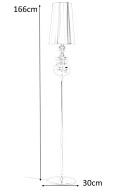 Moosee MOOSEE lampa podłogowa stojąca QUEEN złota aluminium w lustrzanym połysku gładki abażur tworzywo Moosee MOOSEE lampa podłogowa stojąca QUEEN złota aluminium w lustrzanym połysku gładki abażur tworzywo