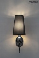 Moosee MOOSEE kinkiet lampa ścienna QUEEN 15 czarna stelaż aluminium lustrzany połysk gładki abażur tworzywo Moosee MOOSEE kinkiet lampa ścienna QUEEN 15 czarna stelaż aluminium lustrzany połysk gładki abażur tworzywo