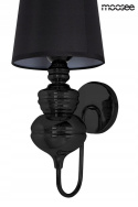 Moosee MOOSEE kinkiet lampa ścienna QUEEN 15 czarna stelaż aluminium lustrzany połysk gładki abażur tworzywo Moosee MOOSEE kinkiet lampa ścienna QUEEN 15 czarna stelaż aluminium lustrzany połysk gładki abażur tworzywo