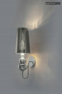 LAMPA ŚCIENNA KINKIET QUEEN 15 aluminium SREBRNA abażur tworzywo E27 Moosee MOOSEE LAMPA ŚCIENNA KINKIET QUEEN 15 aluminium SREBRNA abażur tworzywo E27 Moosee MOOSEE