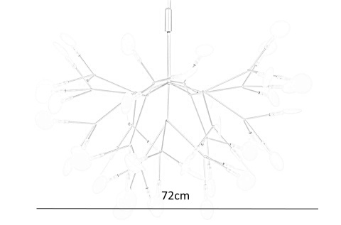 Moosee MOOSEE lampa wisząca sufitowa FLORA 72 LED złota stal szczotkowana inspirowana roślinnością Moosee MOOSEE lampa wisząca sufitowa FLORA 72 LED złota stal szczotkowana inspirowana roślinnością
