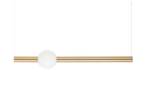 LAMPA WISZĄCA LIBRA 90 ON ZŁOTA stal nierdzewna w stonowanym złotym kolorze i szklanej błyszczącej kuli MOOSEE LAMPA WISZĄCA LIBRA 90 ON ZŁOTA stal nierdzewna w stonowanym złotym kolorze i szklanej błyszczącej kuli MOOSEE