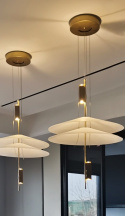 LAMPA wisząca LED PARROT 68 ZŁOTA metal dekoracyjna oprawa, w której klosze służą do rozpraszania padającego światła MOOSEE LAMPA wisząca LED PARROT 68 ZŁOTA metal dekoracyjna oprawa, w której klosze służą do rozpraszania padającego światła MOOSEE