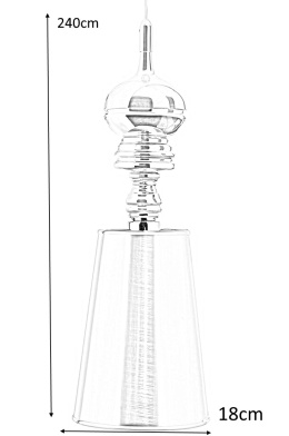 Moosee MOOSEE lampa wisząca sufitowa QUEEN 20 złota aluminium abażur tworzywo E27